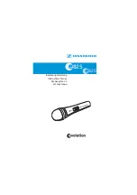 Sennheiser Evolution E825 Instructions For Use Manual preview