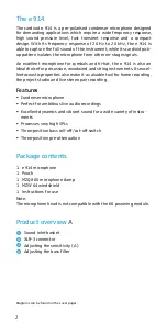 Preview for 4 page of Sennheiser Evolution E914 Instruction Manual