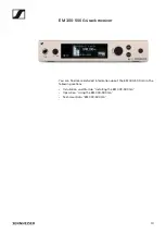 Preview for 2 page of Sennheiser EvolutionWireless EW 300 Series Instruction Manual