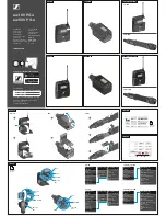 Sennheiser ew 100 P G4 Quick Manual предпросмотр