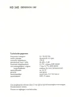 Предварительный просмотр 7 страницы Sennheiser Expression Line HD 340 Instruction Manual