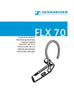 Предварительный просмотр 1 страницы Sennheiser FLX 70 Instruction Manual