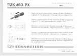 Sennheiser GZK 460 PX Manual предпросмотр