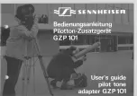 Sennheiser GZP 101 Manual preview