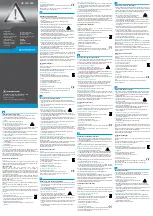 Sennheiser HD 200 PRO Safety Manual предпросмотр