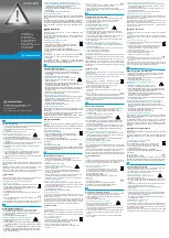 Preview for 3 page of Sennheiser HD 200 PRO Safety Manual