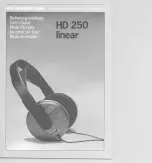 Предварительный просмотр 1 страницы Sennheiser HD 250 LINEAR II User Manual