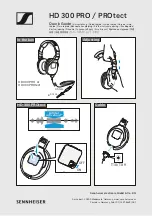 Sennheiser HD 300 PRO Quick Manual предпросмотр