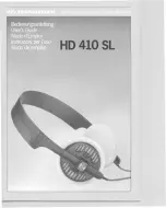 Sennheiser HD 410 SL Manual preview