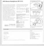 Предварительный просмотр 4 страницы Sennheiser HD 414 X User Manual