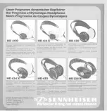 Предварительный просмотр 6 страницы Sennheiser HD 414 X User Manual