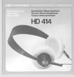 Предварительный просмотр 1 страницы Sennheiser HD 414 User Manual