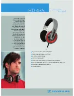 Предварительный просмотр 3 страницы Sennheiser HD 415 - ANNEXE 120 (German) Technische Daten