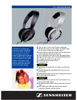 Предварительный просмотр 1 страницы Sennheiser HD 437 Specification Sheet