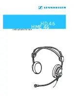 Предварительный просмотр 1 страницы Sennheiser HD 46 Instructions For Use Manual