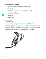 Предварительный просмотр 6 страницы Sennheiser HD 46 Instructions For Use Manual