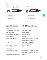 Предварительный просмотр 15 страницы Sennheiser HD 46 Instructions For Use Manual