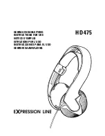 Sennheiser HD 475 Instructions For Use Manual предпросмотр