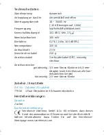 Preview for 3 page of Sennheiser HD 500 A Instructions For Use Manual