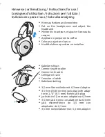 Предварительный просмотр 14 страницы Sennheiser HD 500 A Instructions For Use Manual