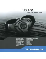 Предварительный просмотр 1 страницы Sennheiser HD 700 Instruction Manual