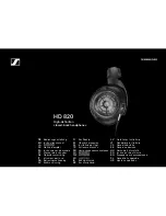 Предварительный просмотр 1 страницы Sennheiser HD 820 Instruction Manual