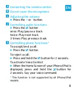 Preview for 4 page of Sennheiser HD HD 218i Quick Manual