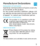 Preview for 5 page of Sennheiser HD HD 218i Quick Manual