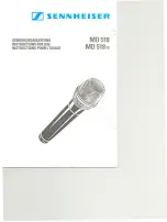 Предварительный просмотр 1 страницы Sennheiser HD MD 518 Instructions For Use