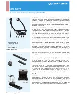 Предварительный просмотр 2 страницы Sennheiser HDI 1029 - Product Sheet