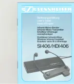 Предварительный просмотр 1 страницы Sennheiser HDI 406 - ANNEXE 69 Manual