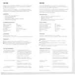 Preview for 4 page of Sennheiser HDI 490 Manual