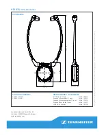 Предварительный просмотр 2 страницы Sennheiser HDI 830 Quick Manual