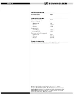 Preview for 2 page of Sennheiser HDI 91 Product Sheet