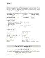 Preview for 3 page of Sennheiser HDI 92 P Instructions For Use Manual