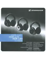 Предварительный просмотр 1 страницы Sennheiser HDR 160 Quick Manual