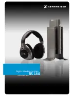 Предварительный просмотр 1 страницы Sennheiser HDR 180 Instruction Manual