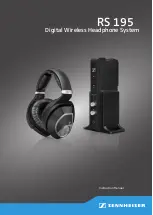 Sennheiser HDR 195 Instruction Manual preview