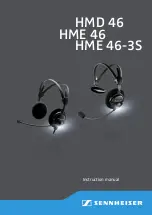 Sennheiser HMD 46 Instruction Manual предпросмотр