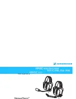 Предварительный просмотр 1 страницы Sennheiser HMDC HMEC 300 400 Instructions For Use Manual