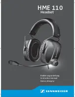 Предварительный просмотр 1 страницы Sennheiser HME 110 Instruction Manual