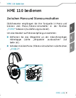 Preview for 11 page of Sennheiser HME 110 Instruction Manual