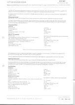 Sennheiser HME 1410 Manual preview