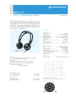 Sennheiser HME 25-1 Datasheet предпросмотр