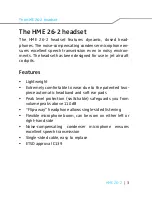 Preview for 4 page of Sennheiser HME 26-2 Instruction Manual