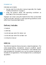 Preview for 3 page of Sennheiser HME 26 Instruction Manual