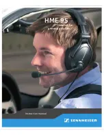 Предварительный просмотр 1 страницы Sennheiser HME 95 Instruction Manual