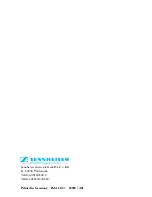 Preview for 44 page of Sennheiser HMEC 200 222 Manual