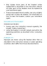 Предварительный просмотр 3 страницы Sennheiser HMEC 461 Instructions For Use Manual