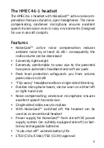 Предварительный просмотр 4 страницы Sennheiser HMEC 461 Instructions For Use Manual